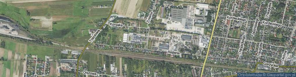 Zdjęcie satelitarne Dwernickiego Józefa, gen. ul.